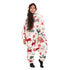 Snuggs Kids Blanket Onesie White Christmas Deer